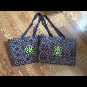 FREE Tory Burch gift bags.